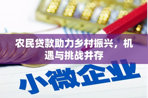 台北农民贷款助力乡村振兴，机遇与挑战并存