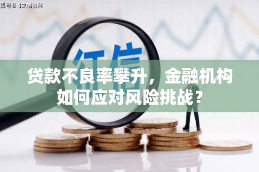 台北贷款不良率攀升，金融机构如何应对风险挑战？