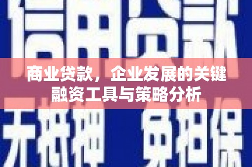 台北商业贷款，企业发展的关键融资工具与策略分析
