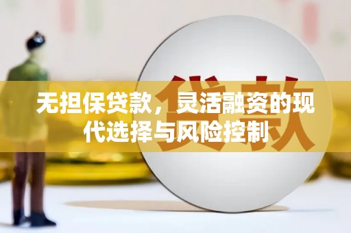 台北无担保贷款，灵活融资的现代选择与风险控制