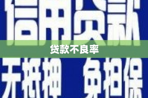 台北贷款不良率