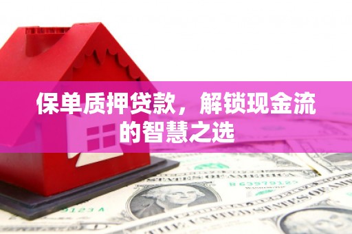 台北保单质押贷款，解锁现金流的智慧之选
